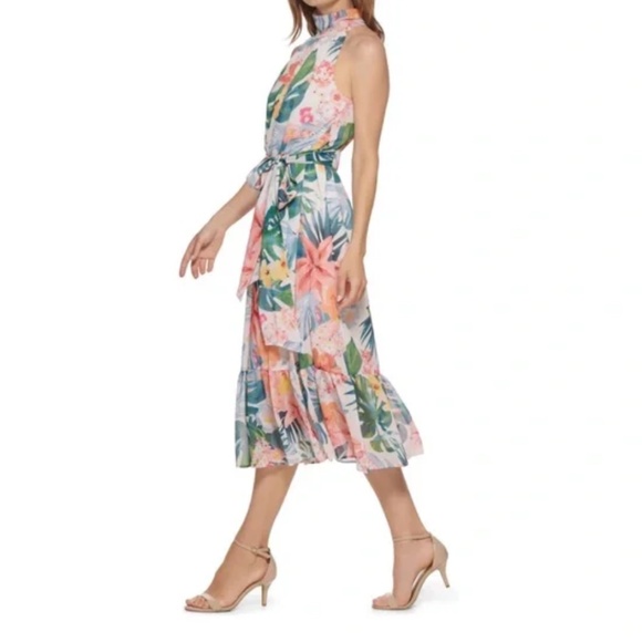 Eliza J Dresses & Skirts - Eliza J Tropical Floral Print Dress Size 12
